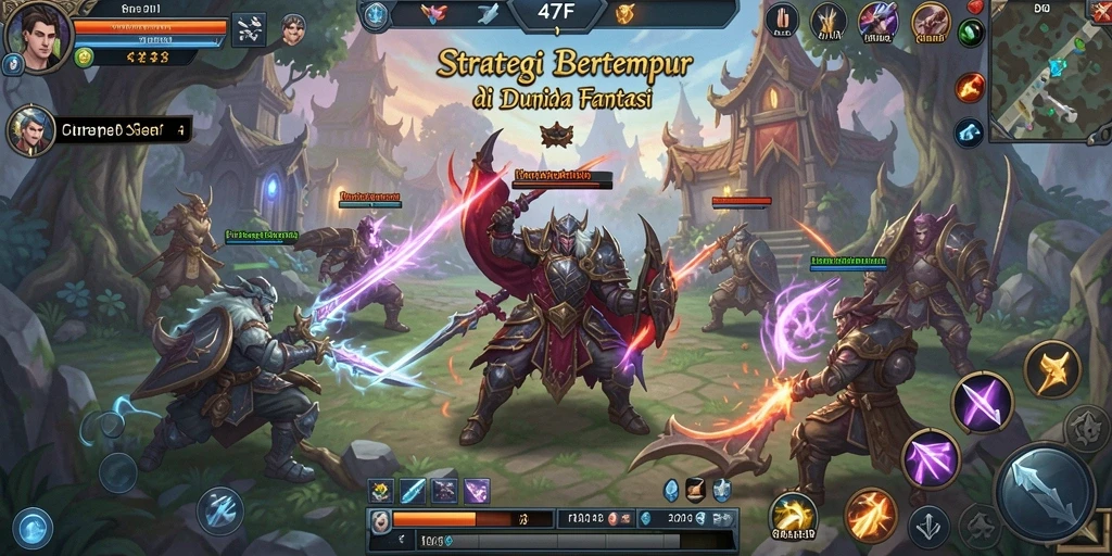 Tampilan gameplay epik di 47F dengan strategi mendalam.