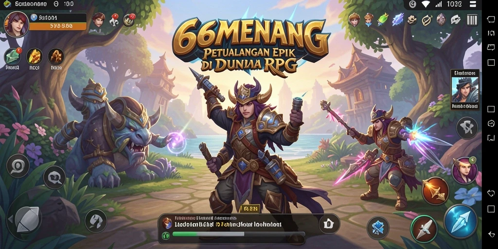Tampilan gameplay menarik dari 66MENANG dengan aksi RPG yang mendebarkan.