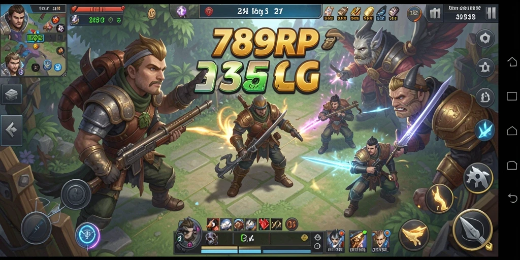 Tangkapan layar yang menunjukkan gameplay seru dalam 789RP.