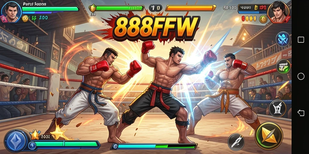Gameplay mendebarkan dalam pertarungan di 888FW.