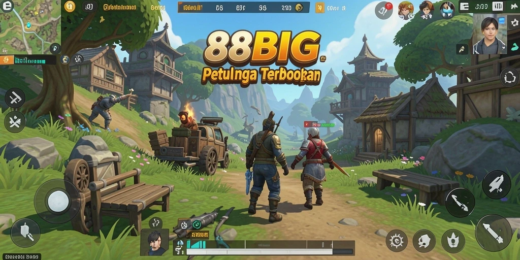 Screenshot gameplay Open World yang menampilkan eksplorasi bebas.