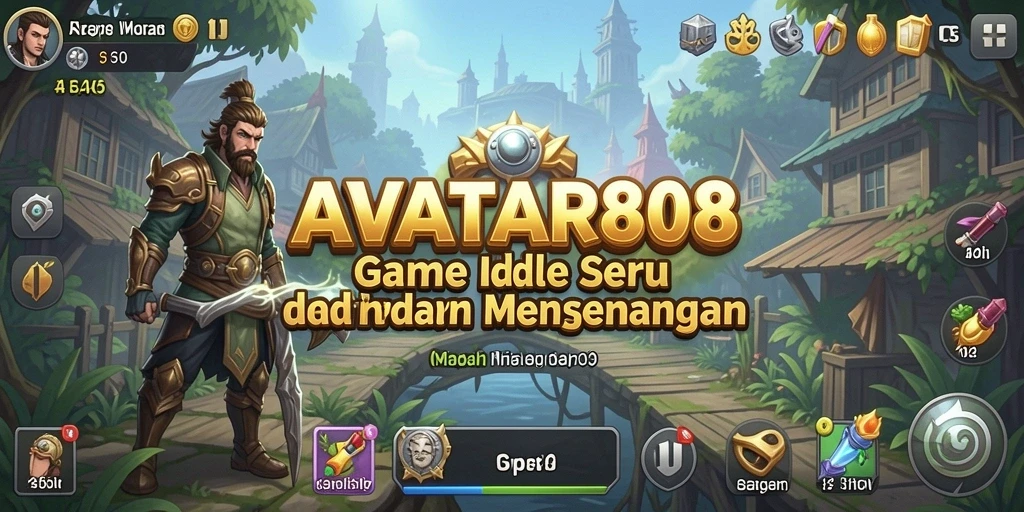 Tampilan gameplay <strong>AVATAR808</strong> yang santai dan menarik dalam mode Idle.