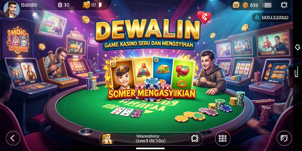 Tampilan gameplay seru dan menantang dari DEWALIN.