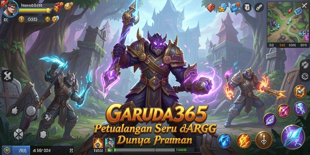 Tampilan penuh aksi dari gameplay GARUDA365 yang menakjubkan.