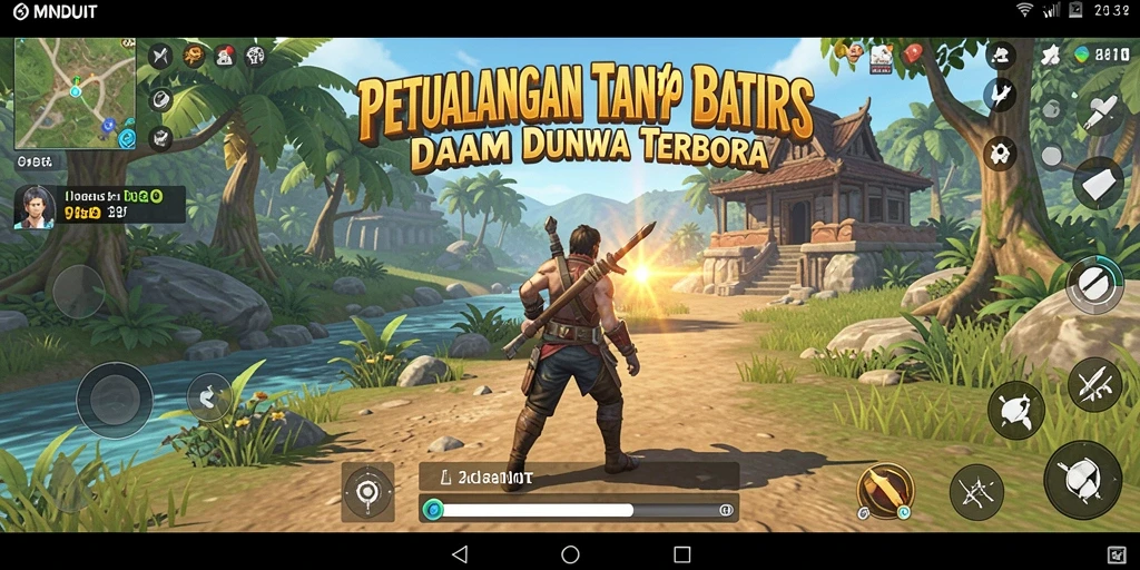 Gameplay seru dalam dunia terbuka MNDUIT yang penuh petualangan.