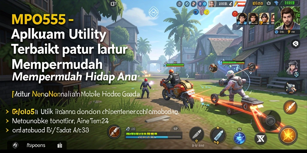 Tampilan antarmuka MPO555 yang ramah pengguna untuk aplikasi Utility.