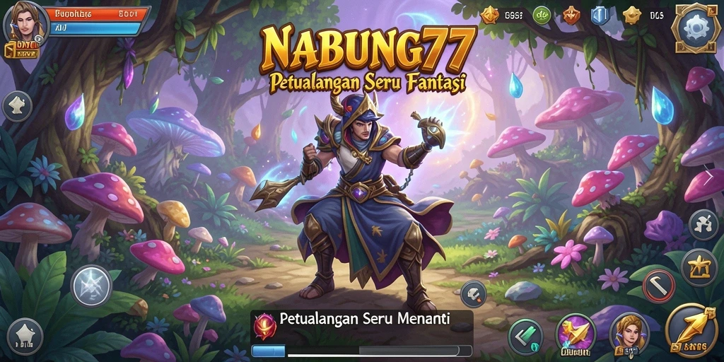 Gameplay seru di NABUNG77 dengan petualangan menantang.