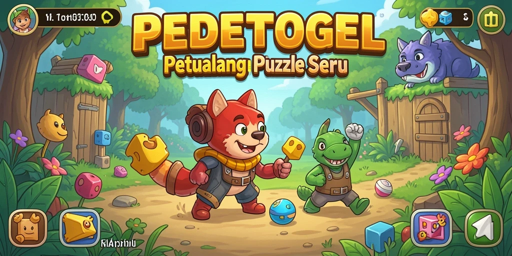 Tampilan gameplay PEDETOGEL yang seru dan menantang.