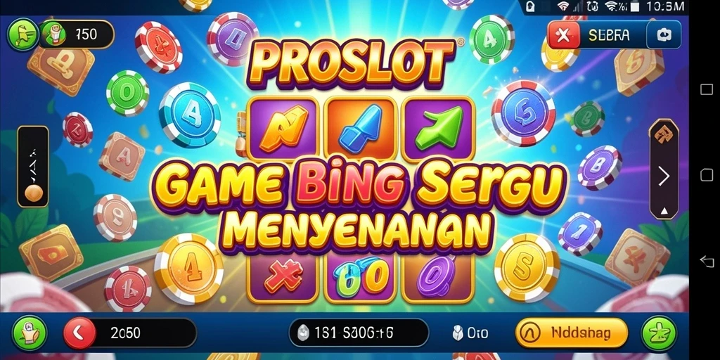Tampilan seru gameplay Bingo PROSLOT