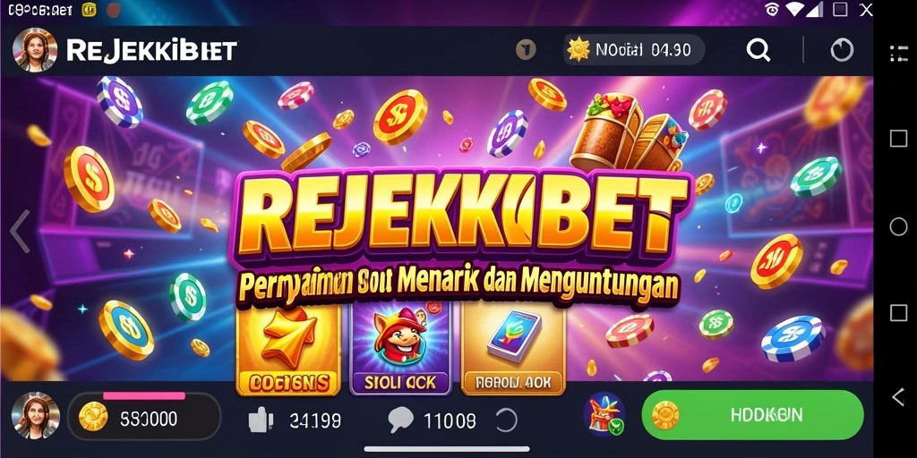 Screenshot gameplay REJEKIBET menampilkan keseruan putaran Slot.