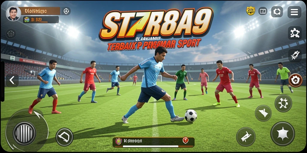 Tangkapan layar ST789 menampilkan aksi seru dalam permainan olahraga.