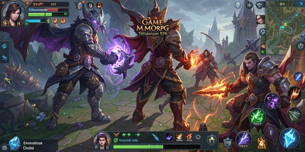 Tampilan mengesankan dari gameplay SVIP1 dalam dunia MMORPG.